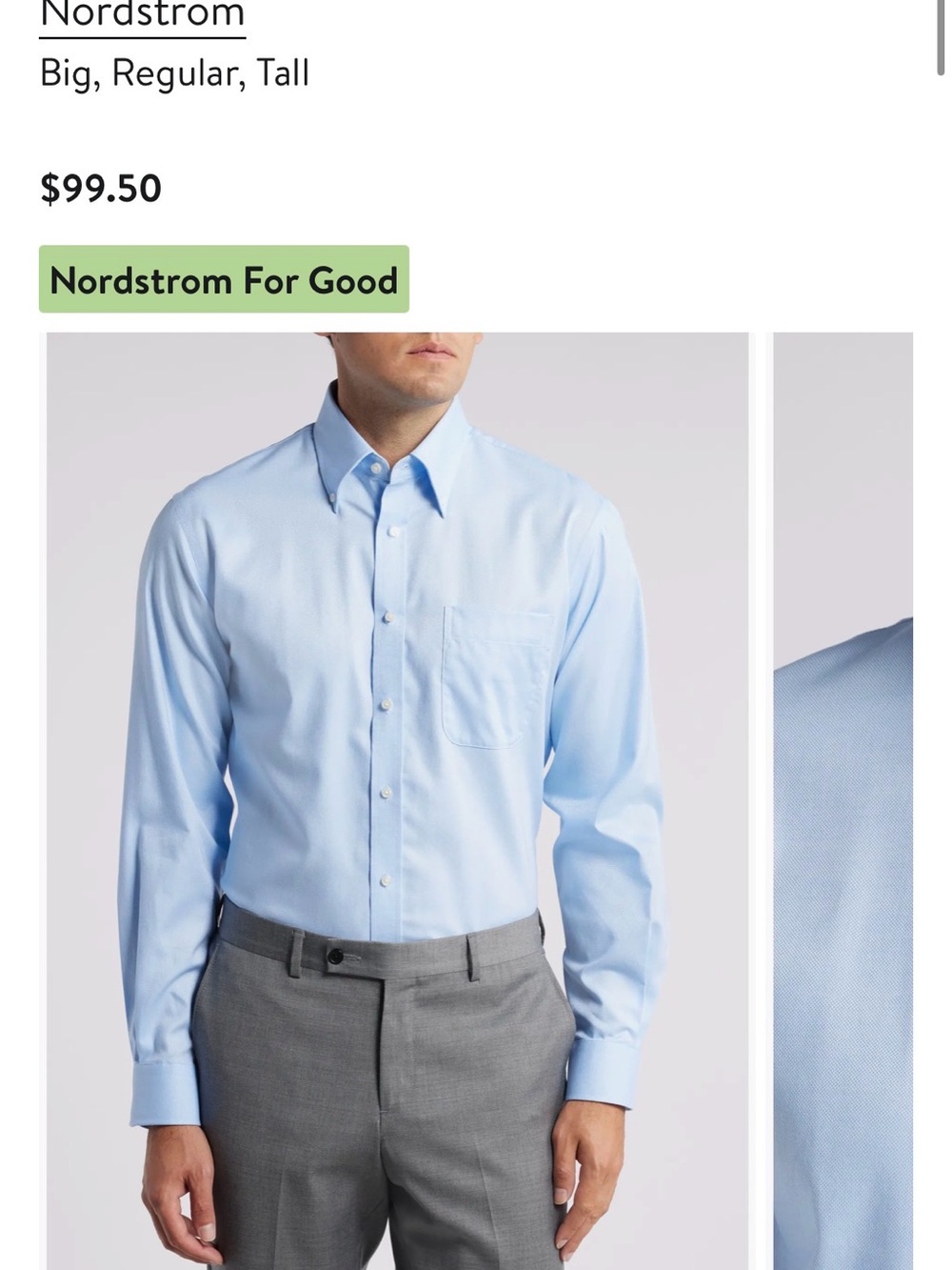 Traditional Fit Cotton Oxford Non-Iron Dress Shirt